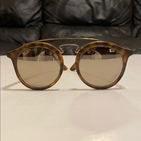 Ray-Ban Accessories - RAY-BAN Silver Reflective Aviator Sunglasses